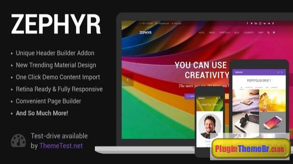 Zephyr v8.22.0 Material Design Theme