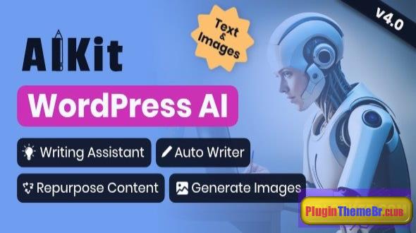 AIKit v4.16.3 WordPress AI Automatic Writer Chatbot Writing Assistant Content Repurpose