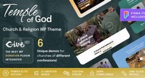 Temple of God – Religion and Church WordPress Theme v1.1.0
