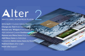 WpAlter – White Label WordPress Plugin v2.5.1